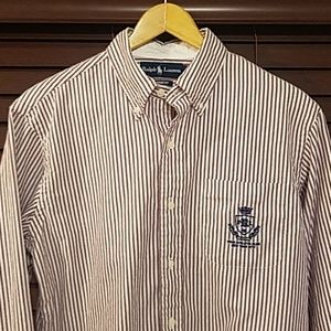 Ralph Lauren Polo Athletic Club NYC Crest Shirt, M